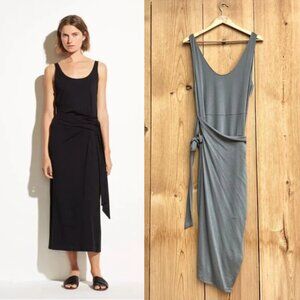 Vince NWT Side Tie Sleeveless Wrap Dress Sz Large